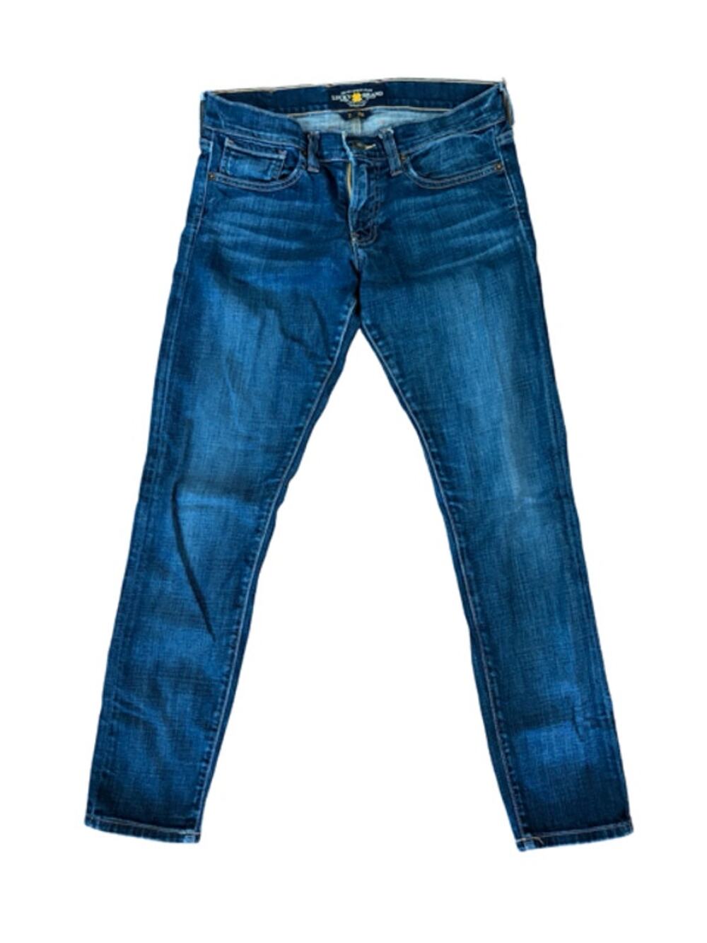 Lucky Brand Sienna Cigarette Jeans Women's Size 2/26 Dark Wash Stretch Denim